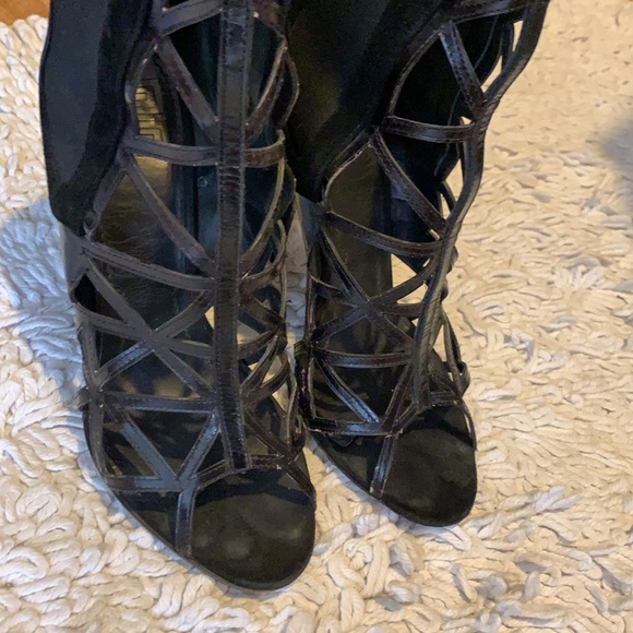 Givenchy Laser BirdCage Cut Out Ankle boot heels - Picture 13 of 15